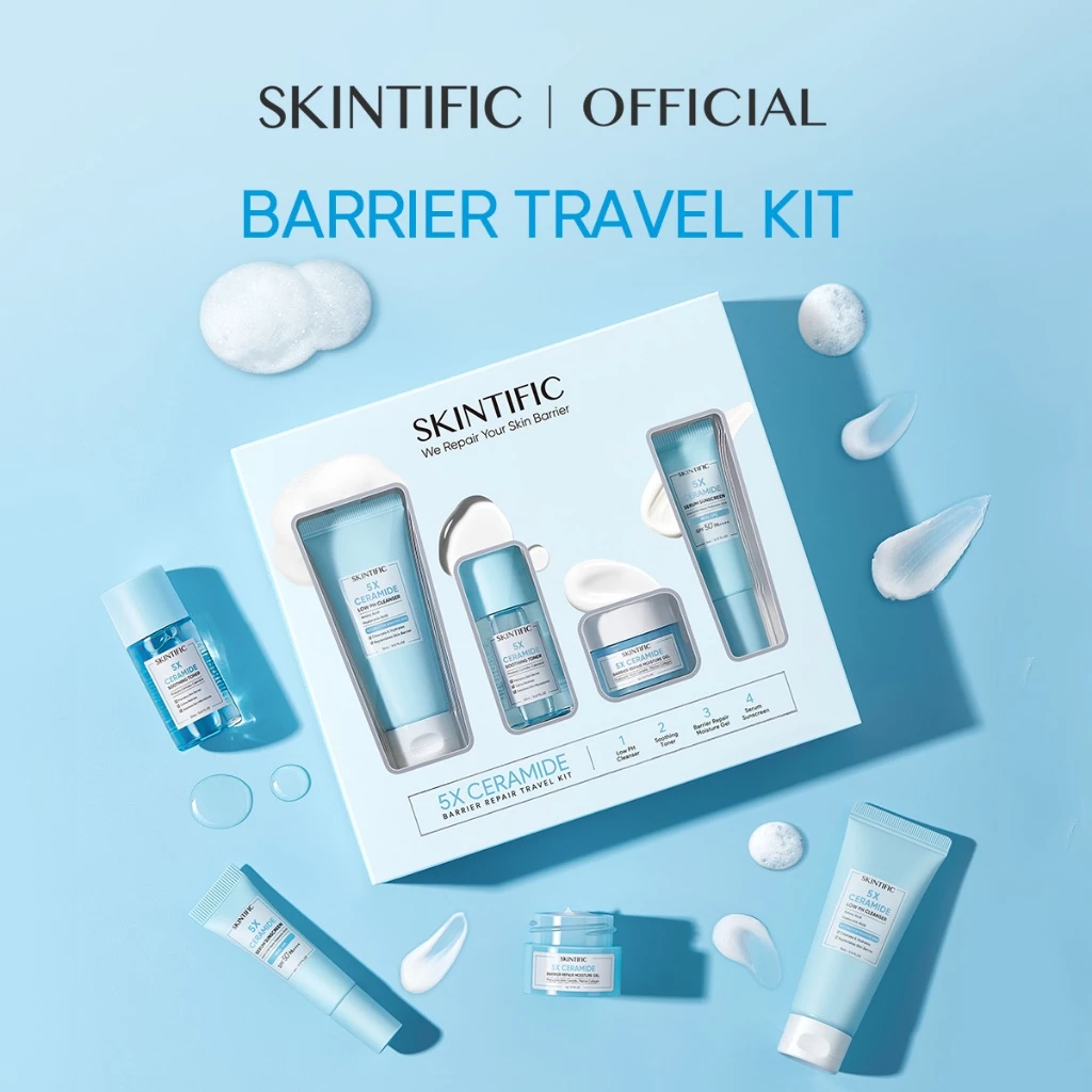 [Travel BOX] SKINTIFIC - 4pcs Travel Set