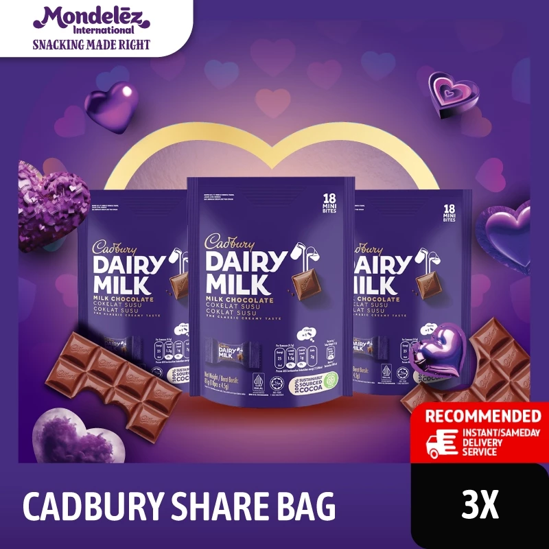 Cadbury Dairy Milk Coklat Mini Bites Sharebag